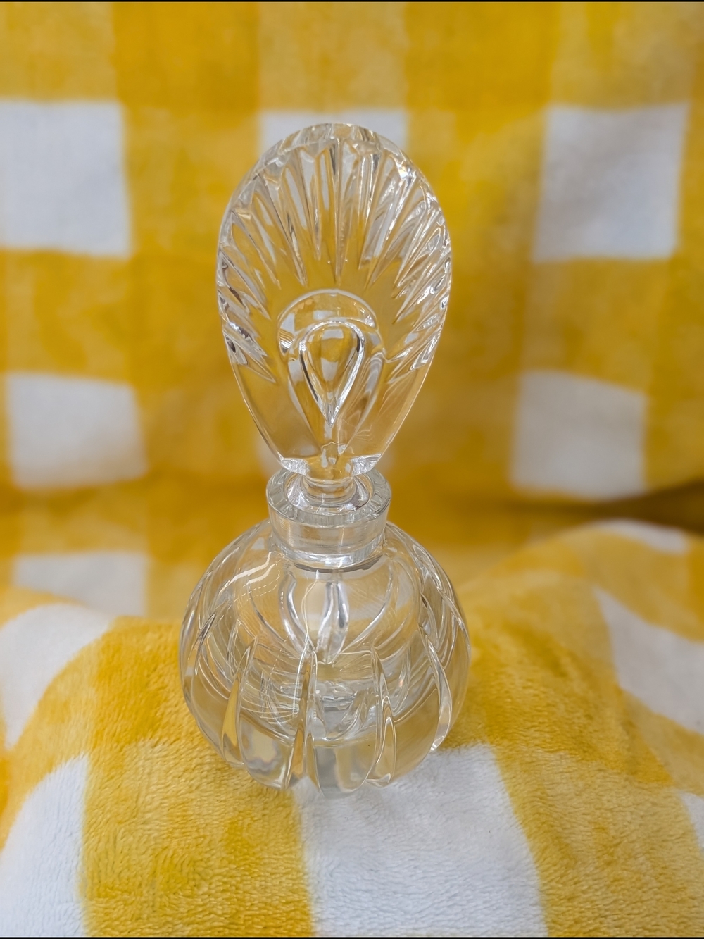 Mikasa Vintage Clear Cut Crystal Perfume Decanter